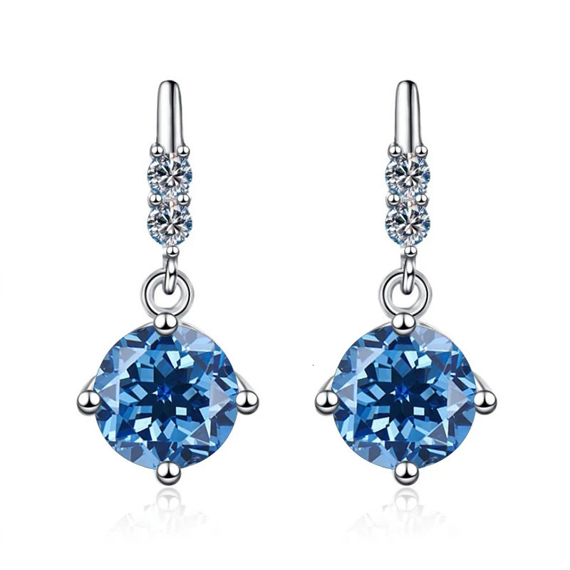 JoiasHome Classic Trendy Drop Earrings S925 Sterling Silver For Female Gift Anniversary Wedding Party 240515