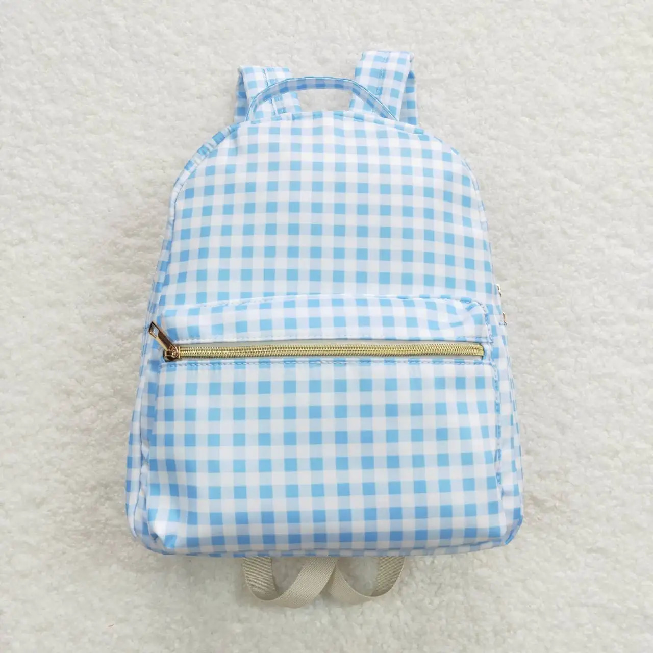 Wholesale Baby Boy Girl Backpack Plaid Daypack Toddler Children Outdoor Portable Kids School Bag 240521