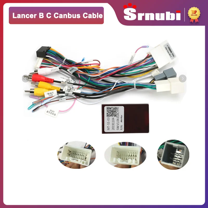 Srnubi For Mitsubishi Lancer 10 CY 2007-2013 2014-2017 power cord with canbus