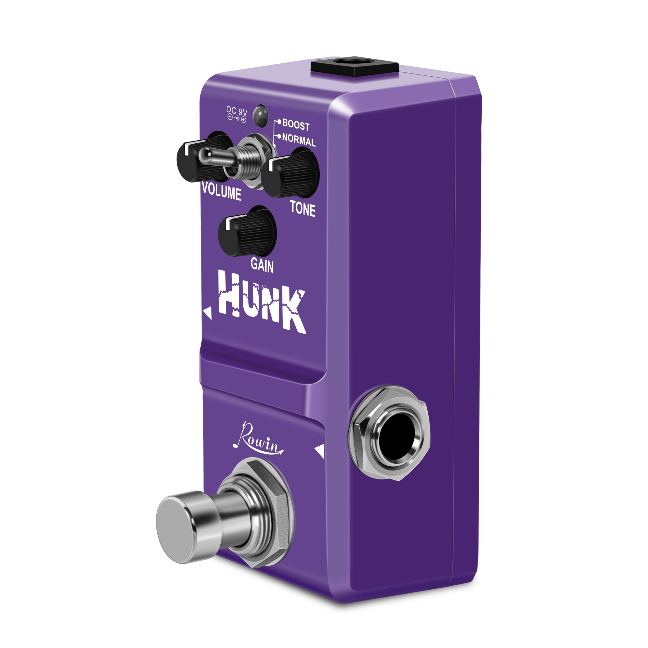 Rowin LN-301B Guitar Pedal Mini Size Classic British Style HUNK Effect Pedal