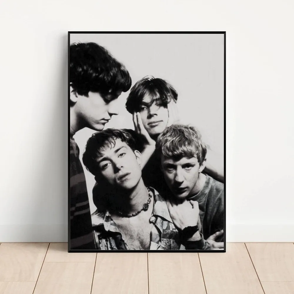Band Musik Rapper Blur Poster 2025 Kraft new Club Bar Paper Vintage Poster Wall Art Painting Bedroom Study Stickers