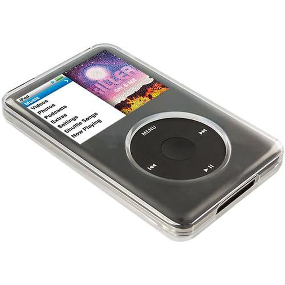 Hard Clear Crystal Case Cover for Apple iPod Classic 6th 7th 80GB 120GB Thin 160GB with Protective Film(10.5mm Thickness
