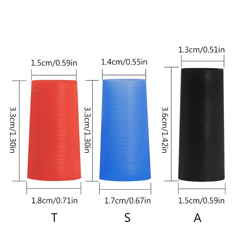 Saxophone Neck Cork Silicone Cover Durable Recyclable For Alto Sax