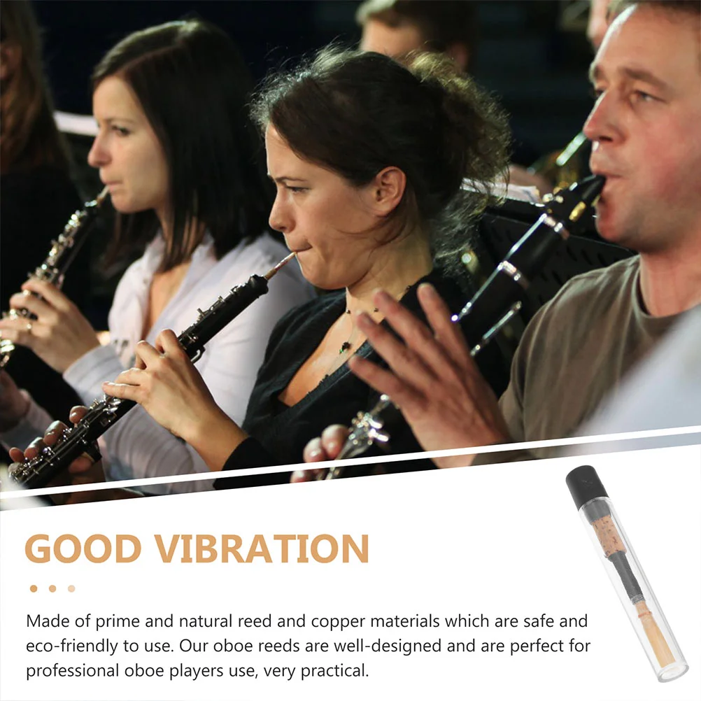 2 Pcs Double Reed Pro 2025 Tools Oboe Playing Hand-made Reeds Appendix Natural Instrument Accessories Student new Replacing Cane
