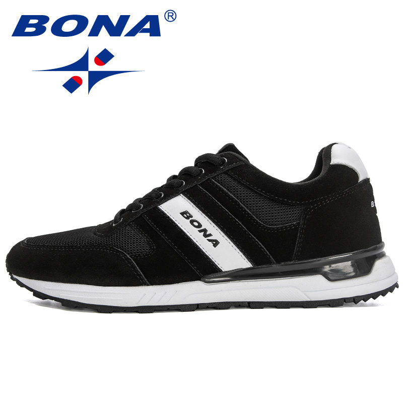 2022 BONA New Designers Running Men Comfortable Sneakers Athletic Breathable Footwear Man New atillas Walking Jogging Shoes b1fa