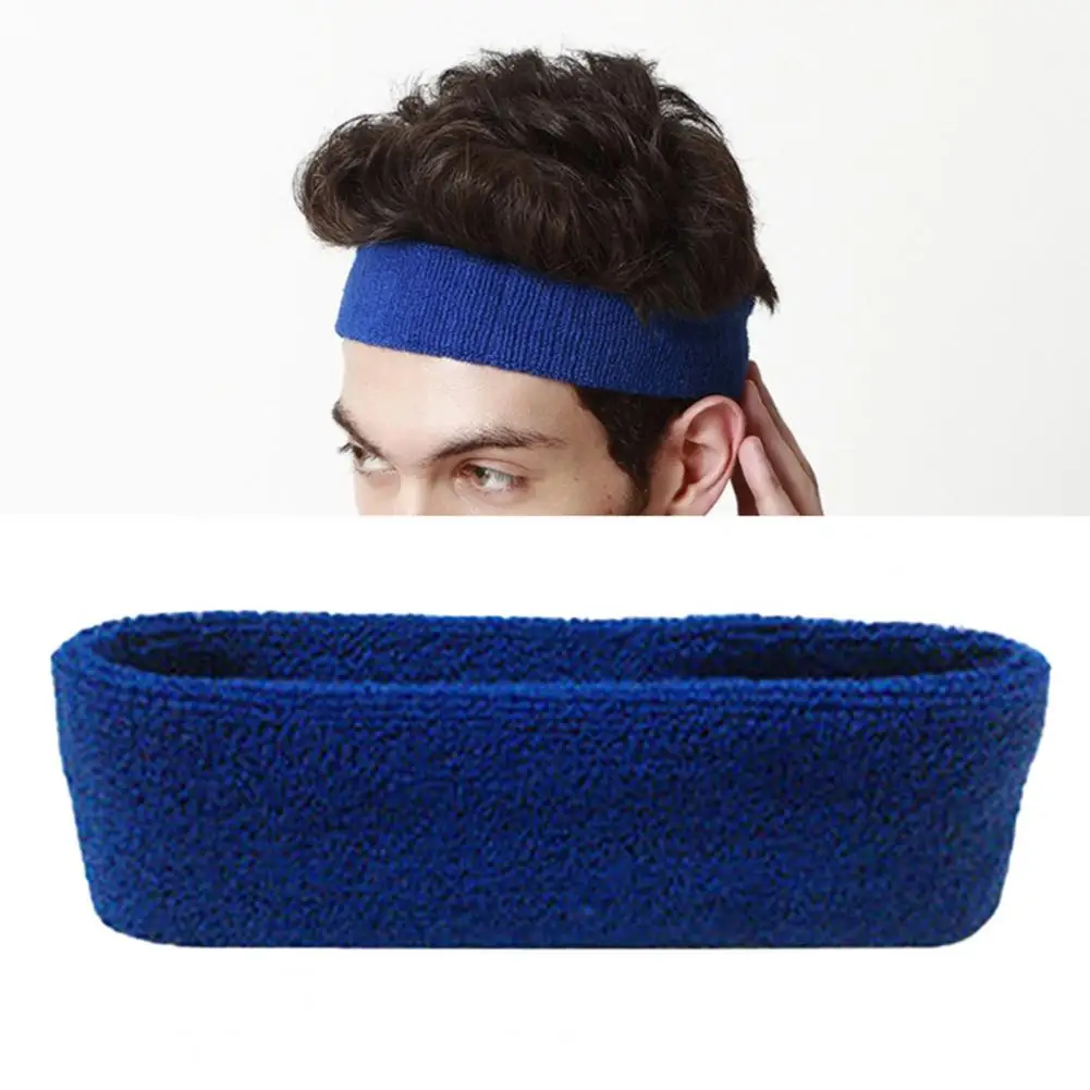 Sweatband Tennis Sport 2025 Headband Volleyball Gym Elastic Head Belt Sport Head Band Yoga Exercise Hair Bands Workout new Hair Wrap