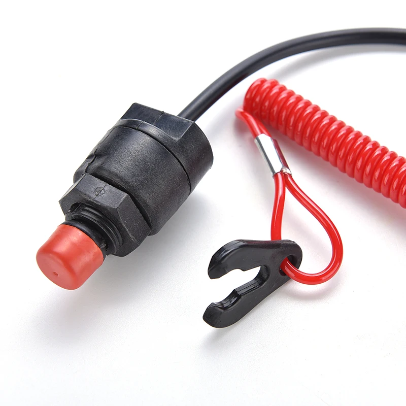 Outboard Engine Motor Scooter ATV Kill Stop Switch Safety Tether Cord Lanyard High Quality And Brand New On Sales Now