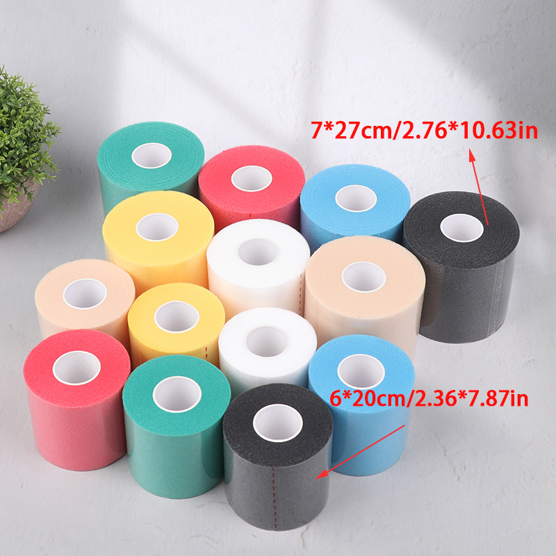 Elbow Knee Foam Bandage Pads Film Foam Underwrap Sports Pre-Wrap For Athletic Tape Sponge Skin Film Self-Adhesive Elastic smile