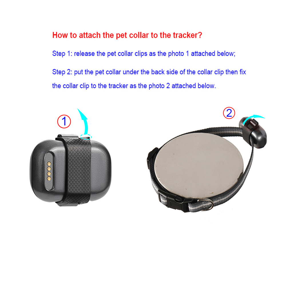 Latest IP67 Waterproof Mini GPS 4G Tracker Pet Collar Anti-lost Real Time Tracking Dog Cat Locator