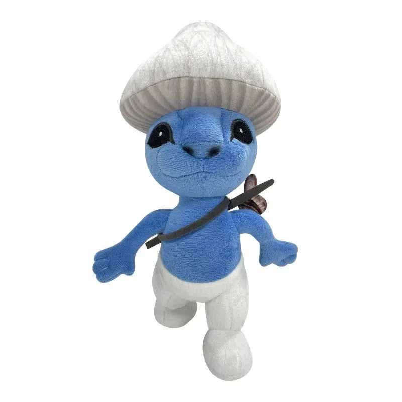 Stuffed Plush s 25cm Smurf Cat Toy We Love Lie Doll Peluches Mushro BlueStuffed Soft Christma C251202
