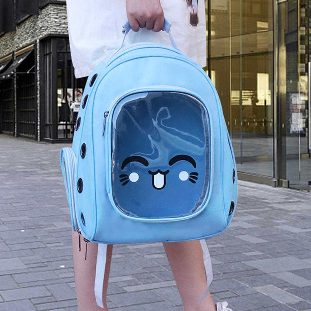 Pet Backpack Lovely Pet Cat Travel Carrier Backpack 12 Ventilation Holes Cat Bag
