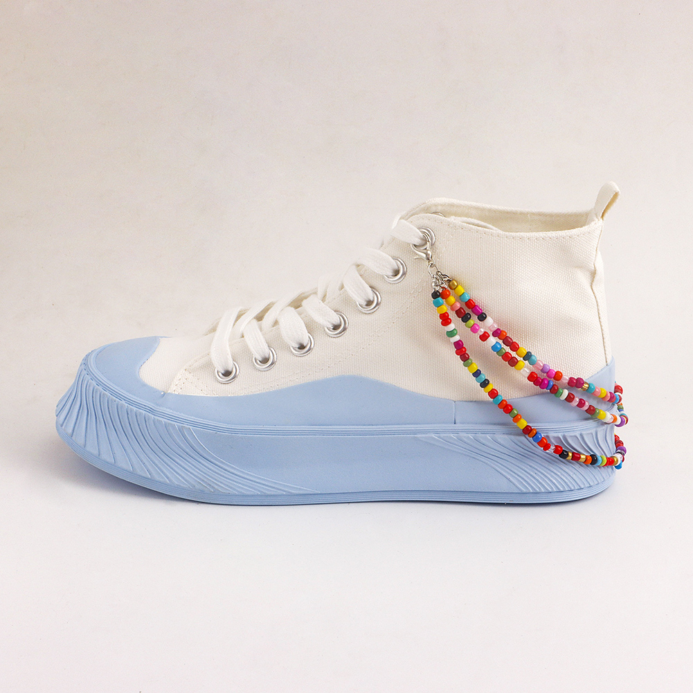 Cute Simulated Pearl Anklets For Women Bear Acrylic Bead Shoe Chain Foot Ankle Bracelet Summer Beach Accessories Tobilleras