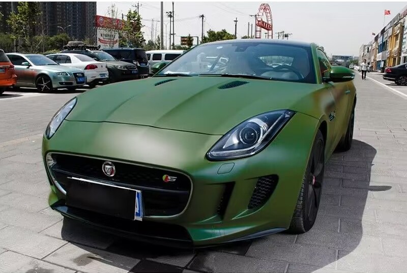 20/30..58x152cm Car Styling Stickers Army Green Matte Flim PVC Vinyl Wrap Car Body Film for Motorcycle Bicycle Auto Accessories