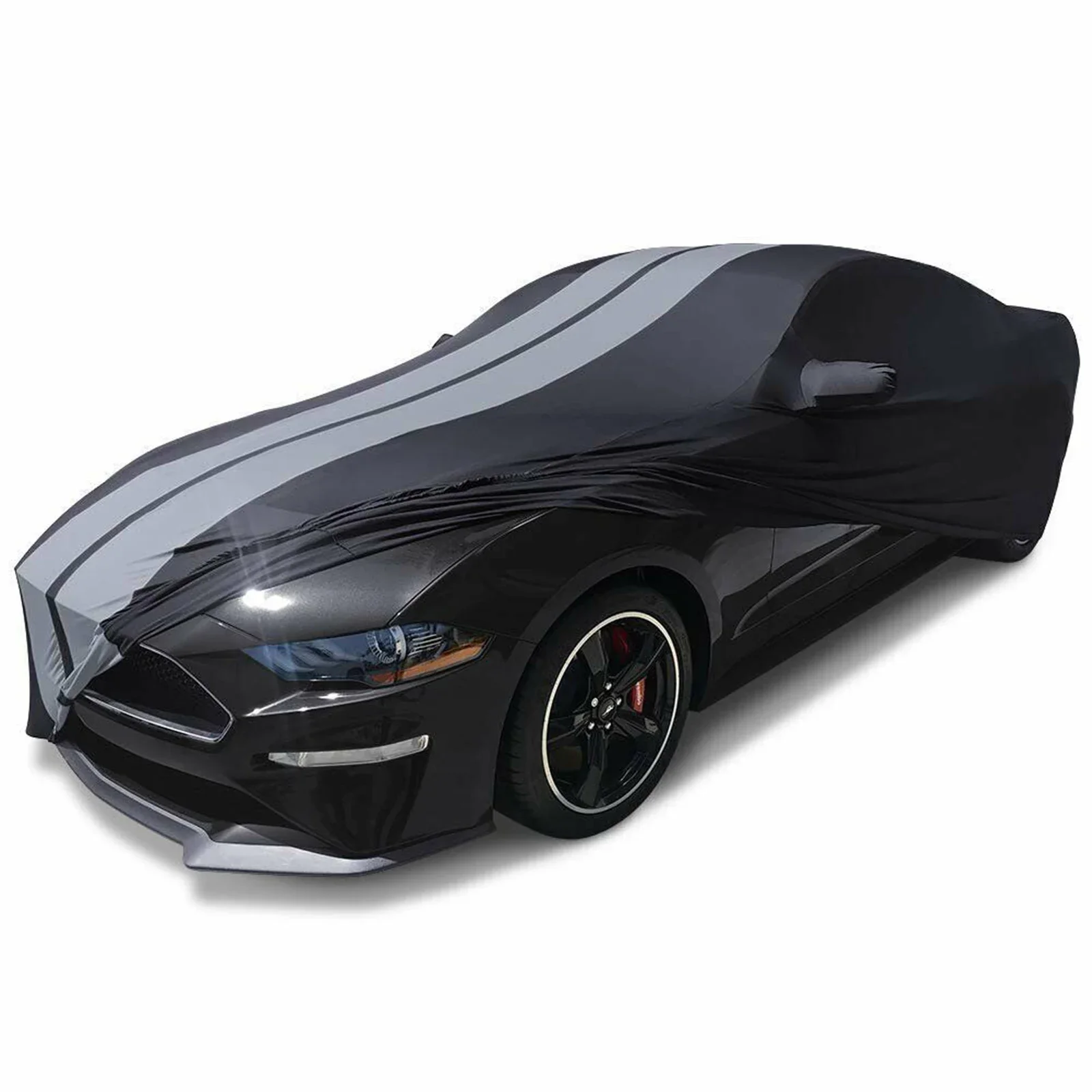 For Chevrolet Corvette C8 2020-2022 Stingray Indoor Full Car Cover Satin Dust UV Proof Scratch Stretch Black Grey Red