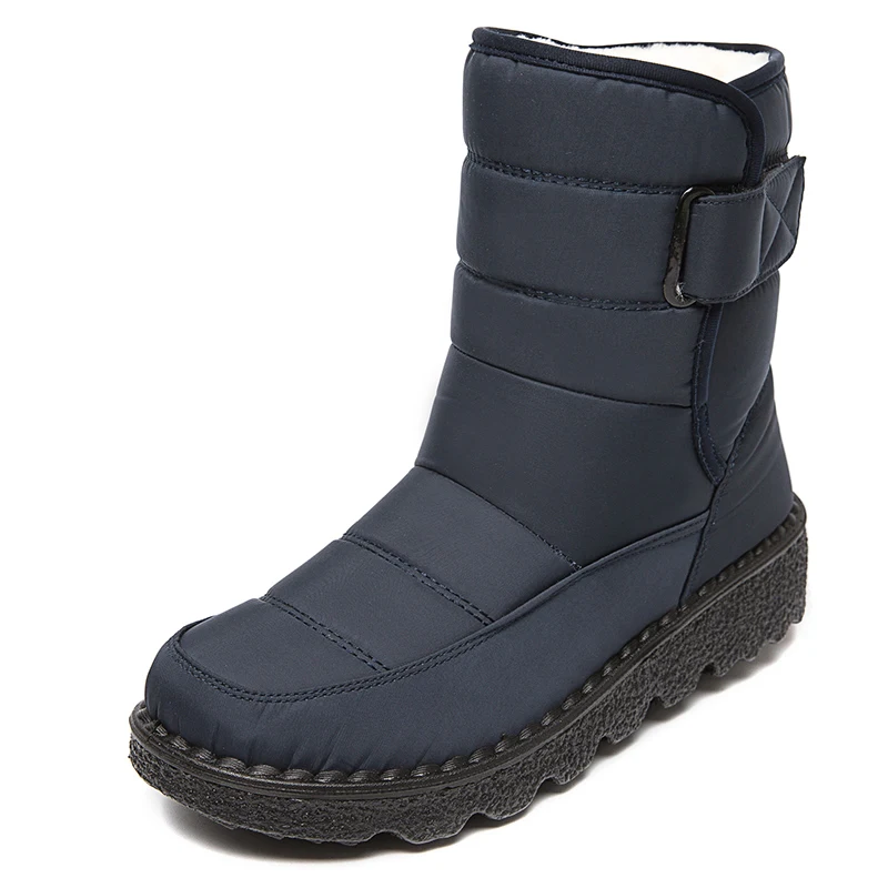 Women's Lightweight Snow For Shoes Women Heeled Elegant Boots Fur Platform Female Winter Footwear 467d