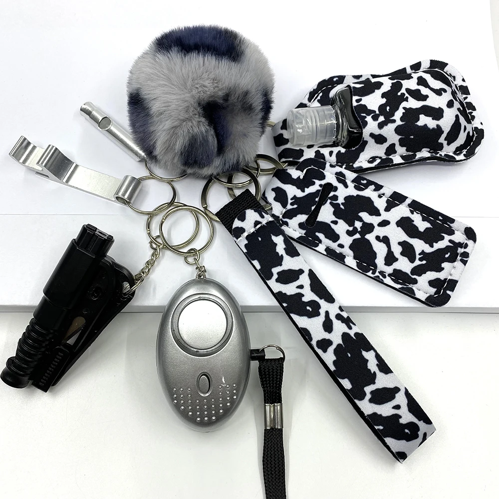 Self-Defense Wholesale Bulk Accessories Defensive Self Defense Keychain Set For Women Girl Child Personal Security Self Defense
