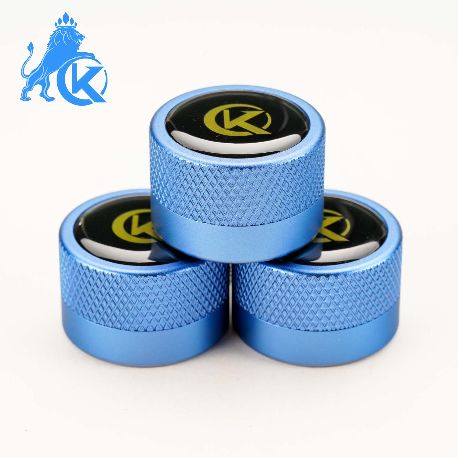 KONLLEN Round Pool Cue Taom Chalk Holder-Portable Metal Cue Chalk Holder Case for Billiard Carom Cue Snooker Sports Accessories