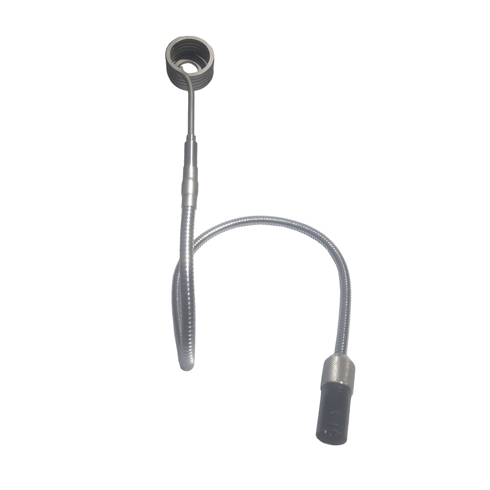 110V/220V Metal Gooseneck Fexible Serpentine Tubes 20/25mm Axial Heating Coil With 5 Pin XLR Male Plug For E Nail Electric Digital PID Controller