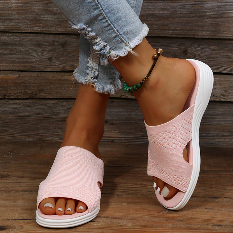 Women 2025 Sandals 2023 New Shoes Casual Women Shoe Slip On Plus Size Walking Shoes Slipper new Beach Female Zapatos De Mujer Footwear