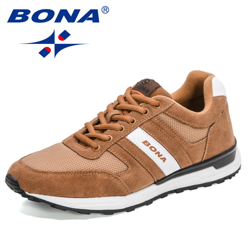 2022 BONA New Designers Running Men Comfortable Sneakers Athletic Breathable Footwear Man New atillas Walking Jogging Shoes b1fa