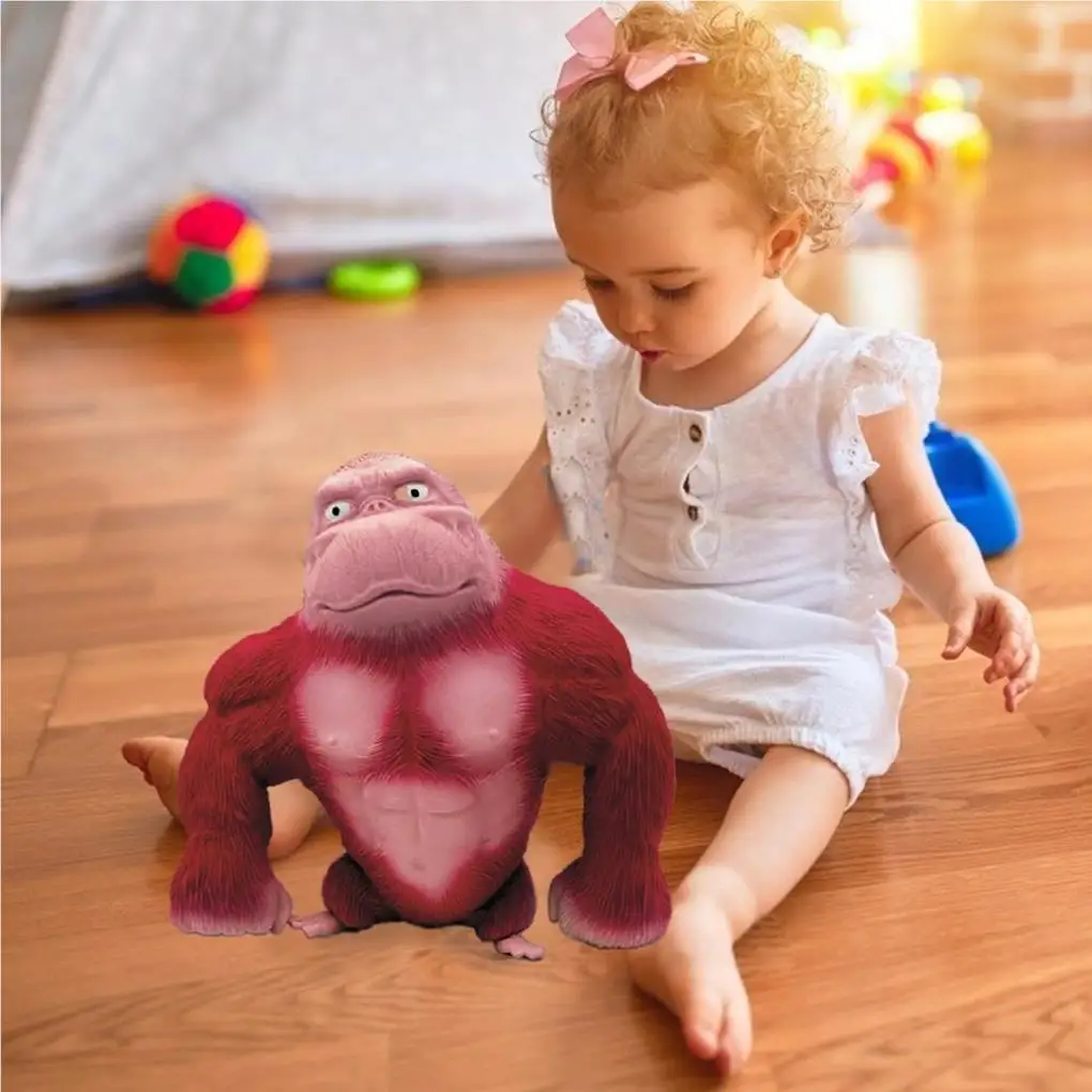 Monkey 2025 Doll new Craftsmanship Kids Accompany Latex Toys Jungle Style Multicolored Gorilla Toy Animal Figurines Anime Figure