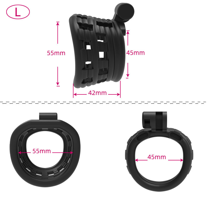 2023 New Male Chastity Ring Lock 3 Ring Can Choose Chastity Cage Accessory Cock Cage Category Alternative Sexy Toys For Men 18+