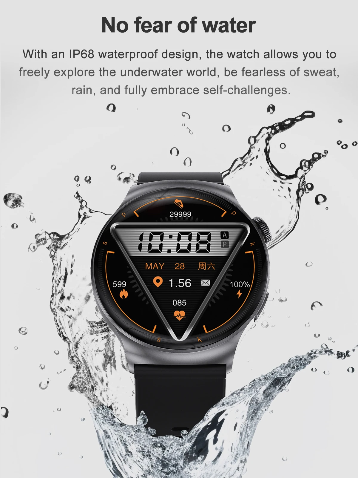 New 4 Women SmartWatch GPS Tracker HD 454*454 Men Smart Watch Compass Bluetooth Call NFC ECG Smartwatch Women For Android IOS 454*454 smile 454*454 45