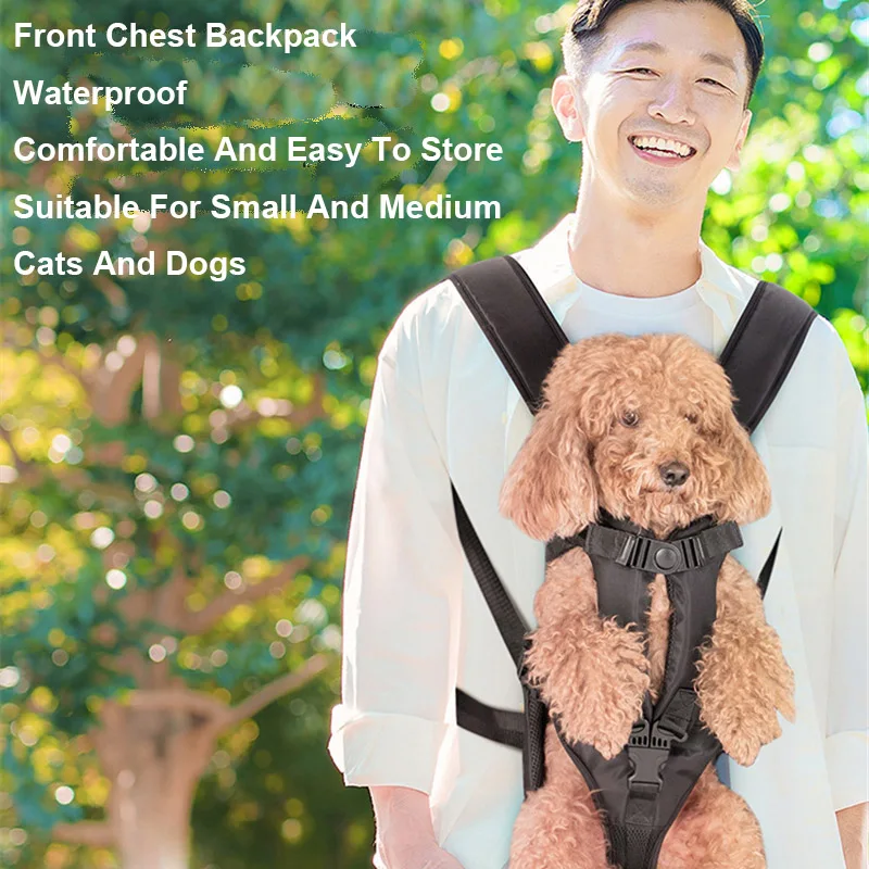 Pet Backpack Carrier For Cat Dogs Front Travel Dog Bag Carrying For Animals Small Medium Dogs Bulldog new Puppy 2025 Mochila Para Perro