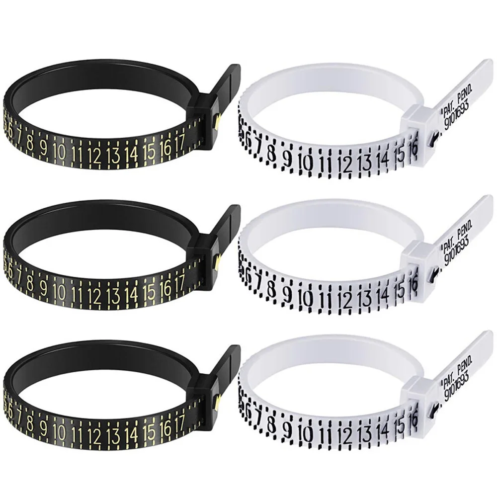 Ring Size Measure UK USA British American European Standard Measurement Tools For Jewelry Tools Measuring Finger Size