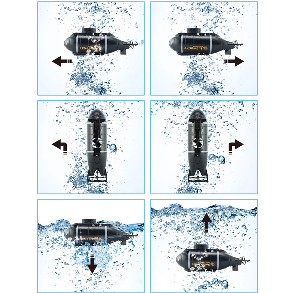 Mini RC Boat Speed Boat Remote Control Drone Pigboat Boat Model RC Race Nuclear Submarine High Speed Gift Toy Kids 777-586