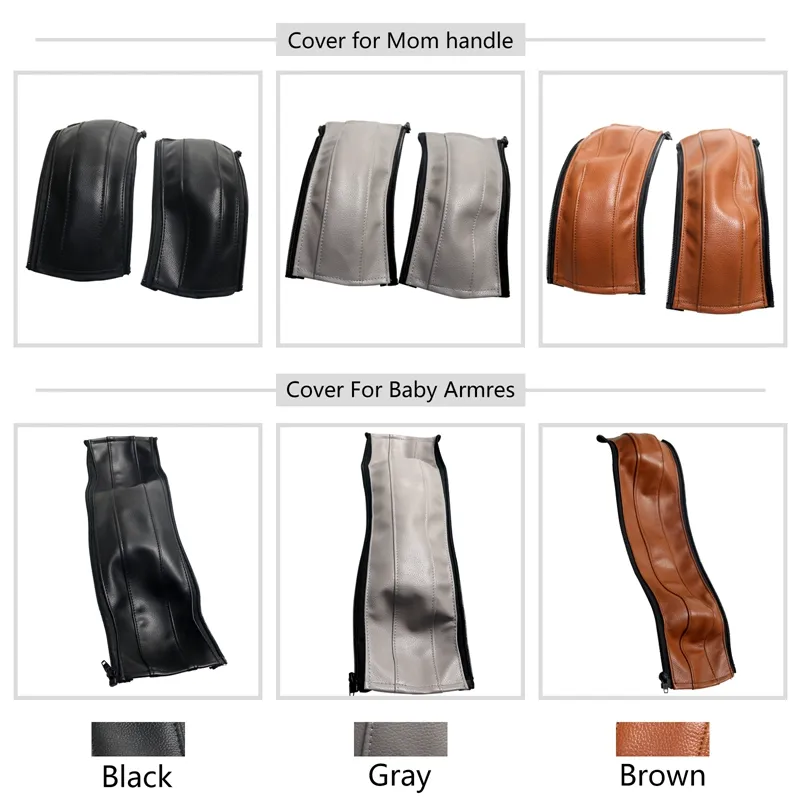 Armrest Protective Cover For Chicco Best Friend Stroller Pram Bar Handle Sleeve Case Leather Covers Accessories