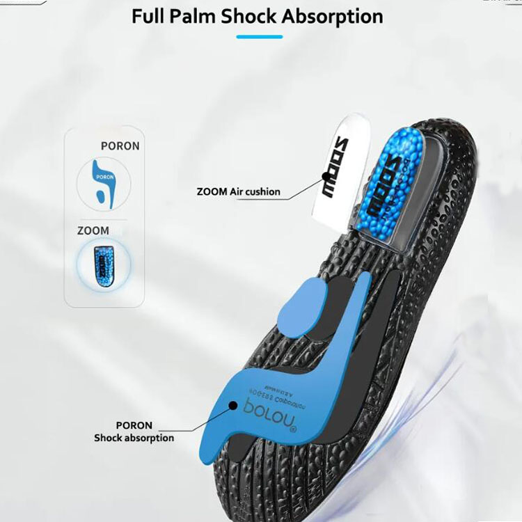 shoe parts accessories sport shoe insole men women basketball run and soccer shock absorption breathable insole size 35-46
