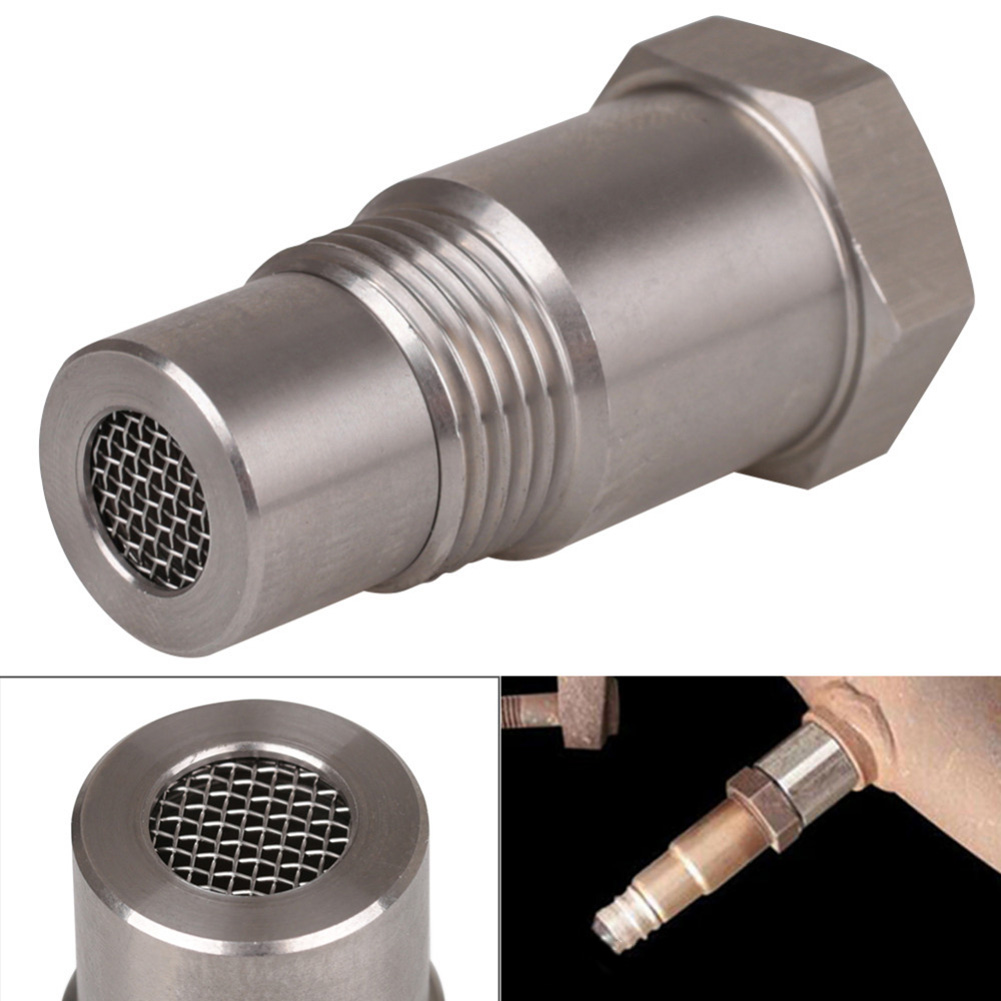 30-1PCS O2 Oxygen Sensor Spacer O2 Sensor Extender Adapter M18X1.5 Mini Catalytic Converter CEL Eliminator Check Engine Light