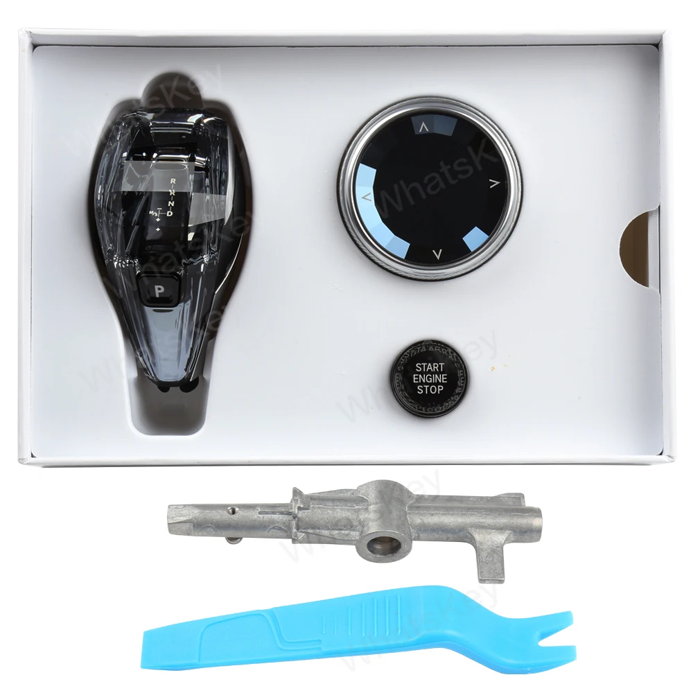 Crystal Gear Shift Knob Short Rod Type for BMW G30 G32 G01 G08 G11 G12 i8 F01 F10 F20 F30 F32 F25 F26 F15 F16 X5 X6 Short Type