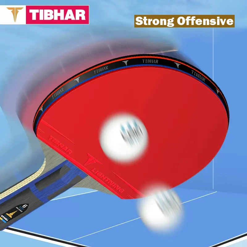 TIBHAR New Designed Professional Table Tennis Racket Ping Pong Paddle High Quality Pingpong Bat 6/7/8/9 Stars With Bag
