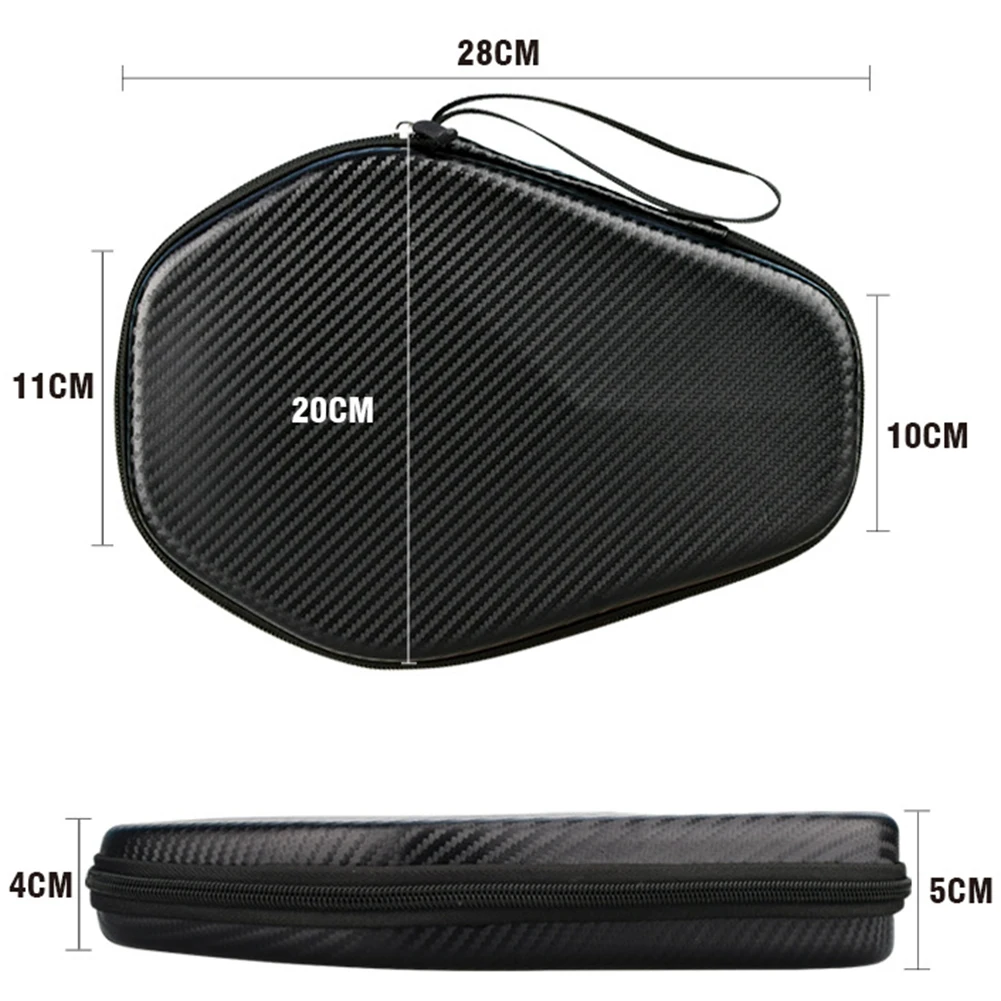 1Pcs Table Tennis Racket Case Bag Pingpong Paddle Storage Bags Portable Waterproof Zipper Handbag Table Tennis Accessories