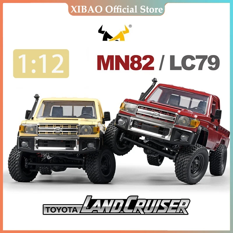 New 2023 Mn82 1:12 Remote-controlled Model Car Rc Climbing Off-road Vehicle Lc79 Large Pickup Truck Adult Toy Gift WLtoys