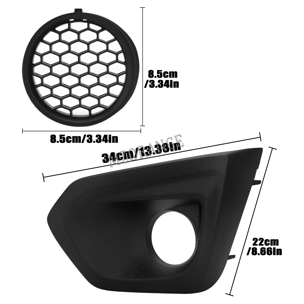 Fog Lamp Frame Cover For Subaru Impreza 2012 2013 2014 Fog Light Cover Headlight Shade Grilles Trimming Bezel Front Bumper Cap