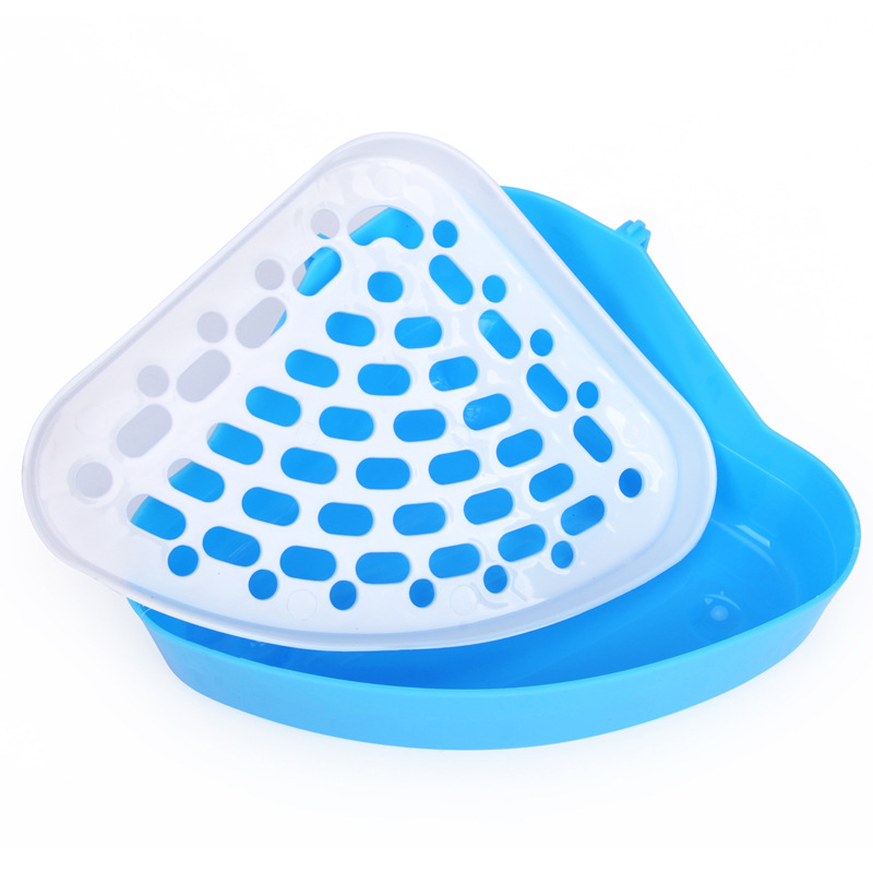 Hamster Pet Cat Rabbit Corner Toilet Litter Trays Clean Indoor Training Tray For Small Animal s WJ923