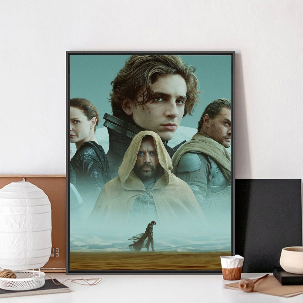 Dune Movie Posters Timothee Chalamet Poster Kraft Club Bar Paper Vintage Poster Wall Art Painting Bedroom Study Stickers