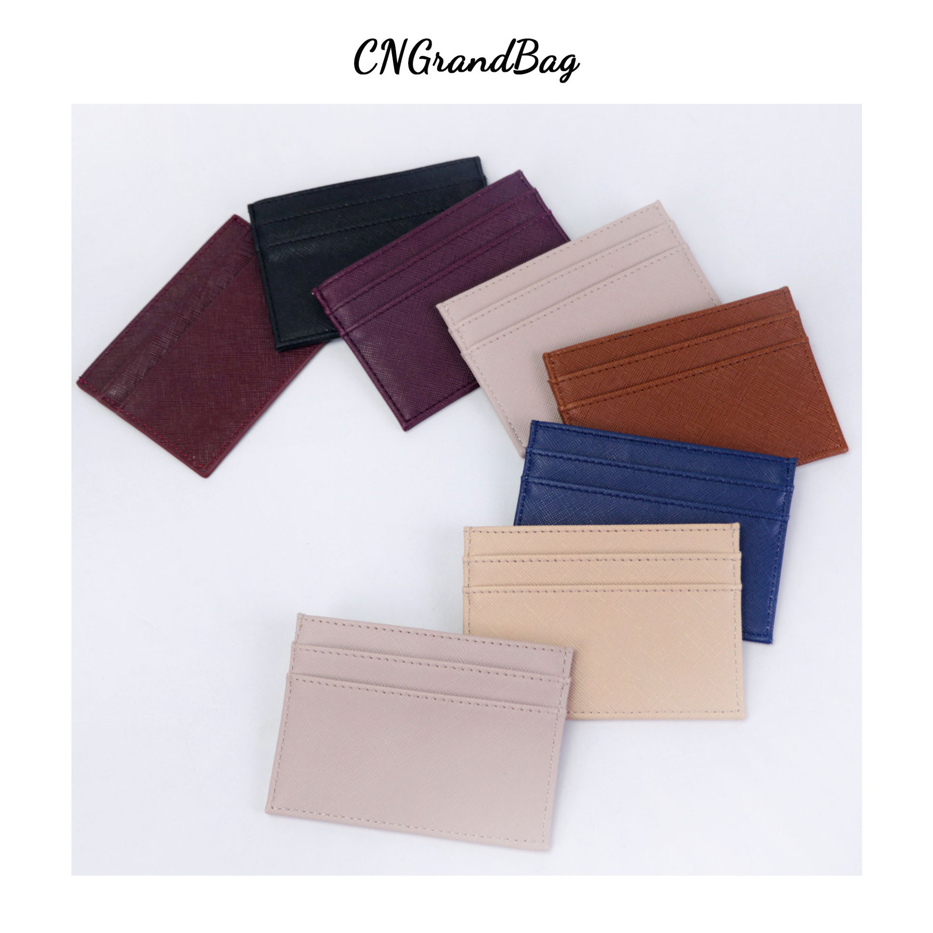 Custom Letters Classic Men Crocodile PU Card Holder Women PU Leather Credit Card Case ID Card Holder Wallet Purse
