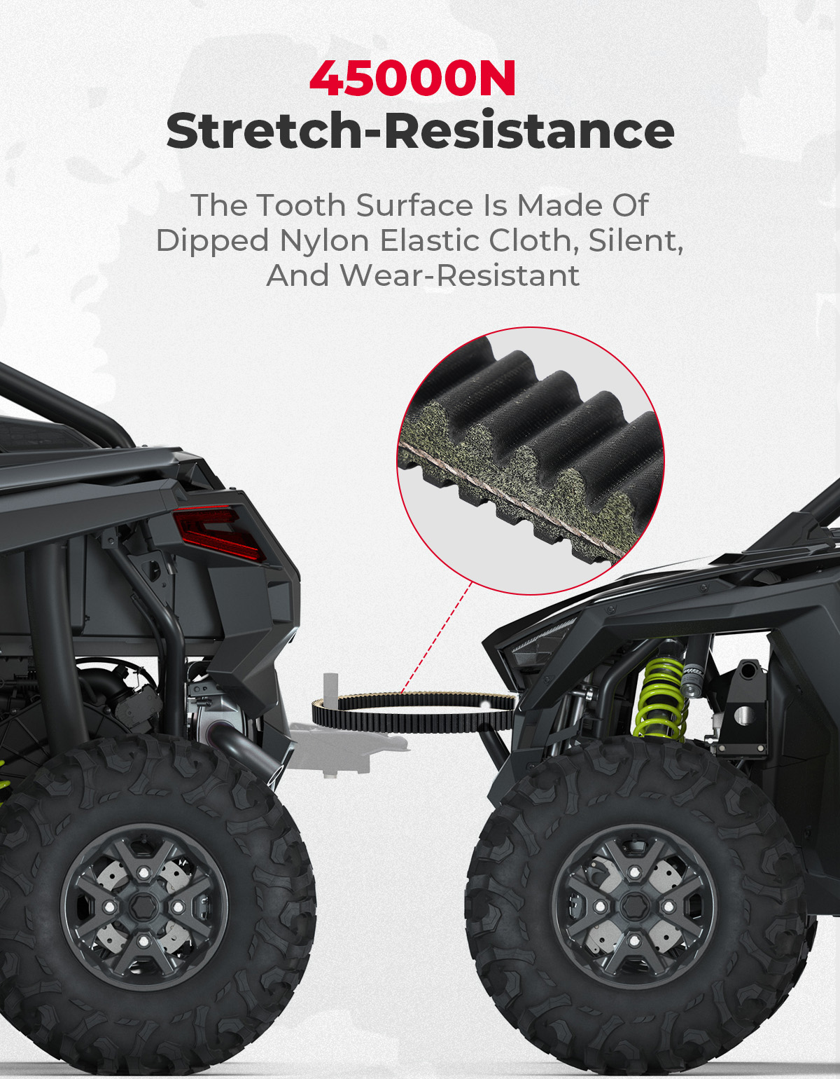 RZR KEMIMOTO Drive Belt 3211202 Compatible with Polaris RZR PRO XP/XP 4 RZR Turbo S 4 RZR Turbo R 4 RZR XP 4 Turbo S 2020-2024