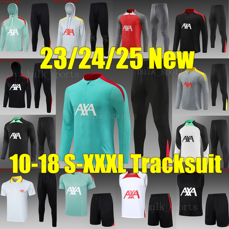XXXL 2024 MAC ALLISTER Survetement Soccer Tracksuits 2025 Darwin Mohamed DIOGO J Luis DIaz GRAVENBERCH GAKPO Adult Men Kids Kits Set Training Jogging Hoodies Jacket