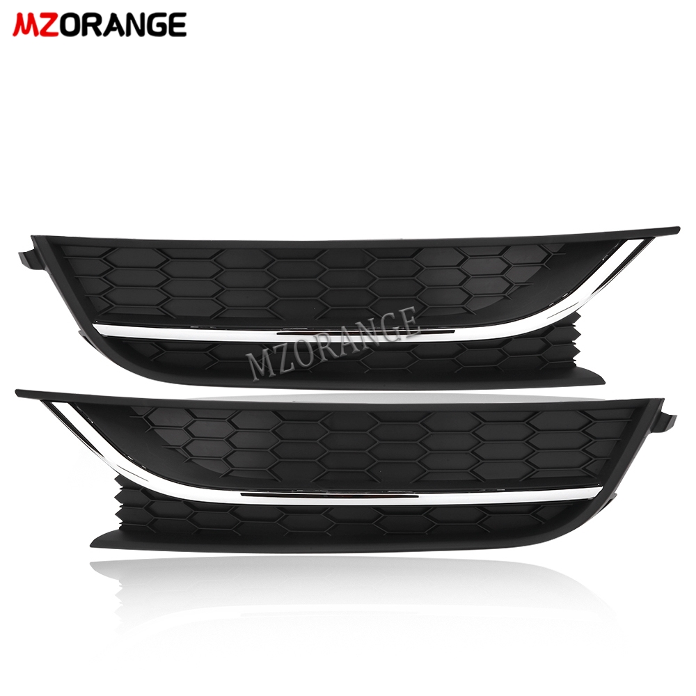 Car Fog Light Cover for VW Passat 2012 2013 2014 2015 Fog Lamp Grill Protector Trim Front Bumper Headlight Cover Auto Parts