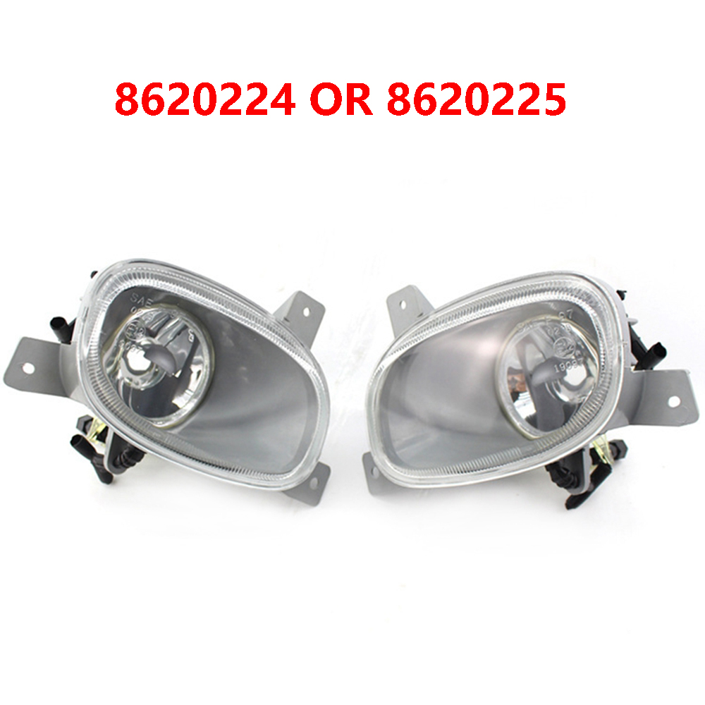 1pcs Car Front Fog Light Lamp Left/Right 8620224 LF 8620225 RH Waterproof for S80 1999 2000 2001 2002 2003 2004 2005 2006