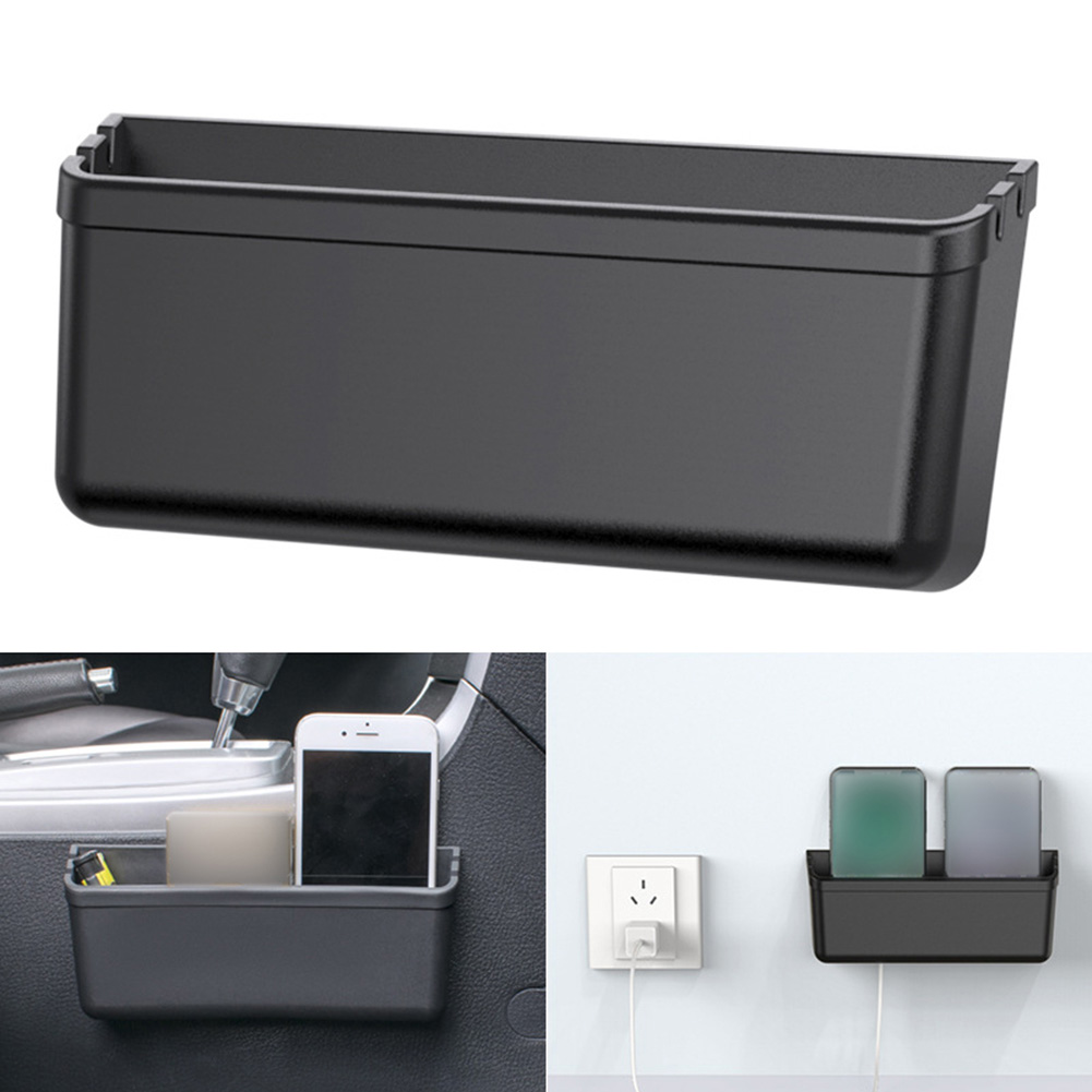 Car Door Side Storage Box Organizer Holder Pocket Universal Inner Side Door Handle Storage Box Phone Charger Cradle Organizer