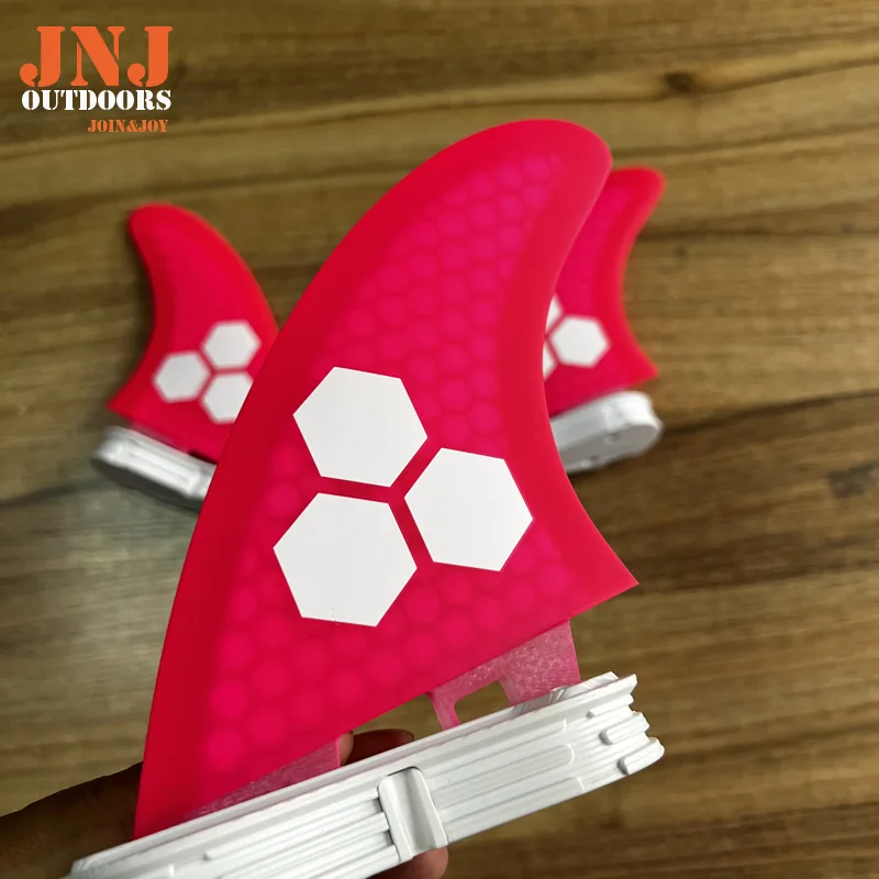 JNJ FCS II Pink 2025 new Surfboard Fins Mf Medium G5 Large G7 Thruster Made Of Fiberglass And Honeycomb - view 4