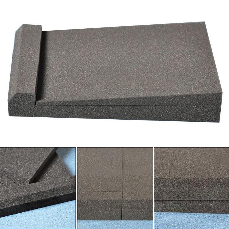 2pcs/1set Studio Monitor Isolation Pads High Density Acoustic Foam For Most Speaker Stand Piano Room Sound Reinforcement Cushion