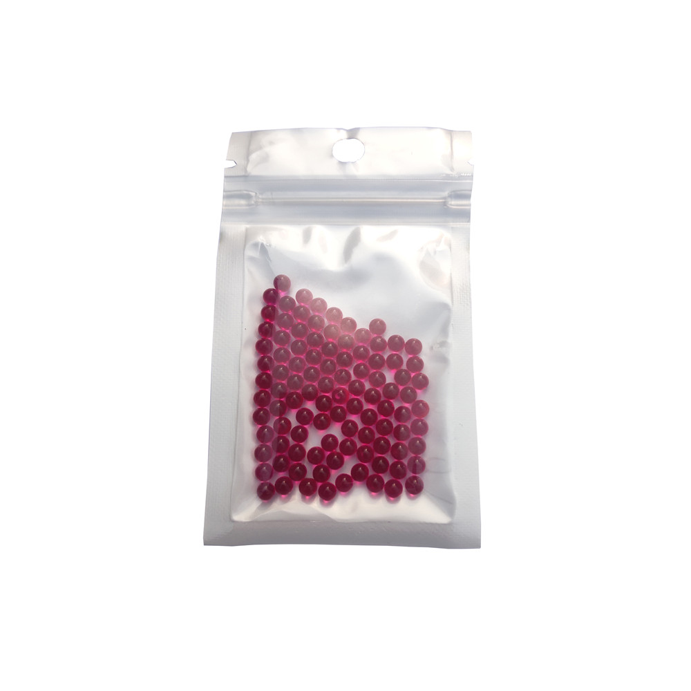 100Pcs/Pack OD 4mm Ruby Balls Made From Synthetic Corundum Gems Stone fit for Tiodw Series Housing