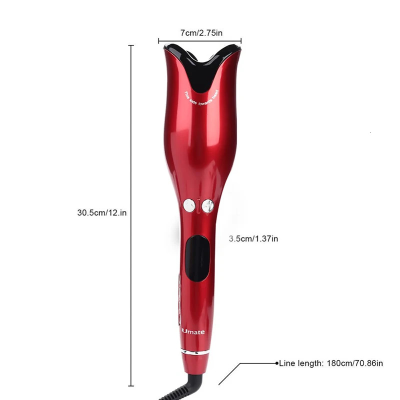 Multi-Automatic Hair Curler Curling Iron LCD Ceramic Rotating Hair Waver Magic Curling Wand Irons Hair Styling Tools 240521
